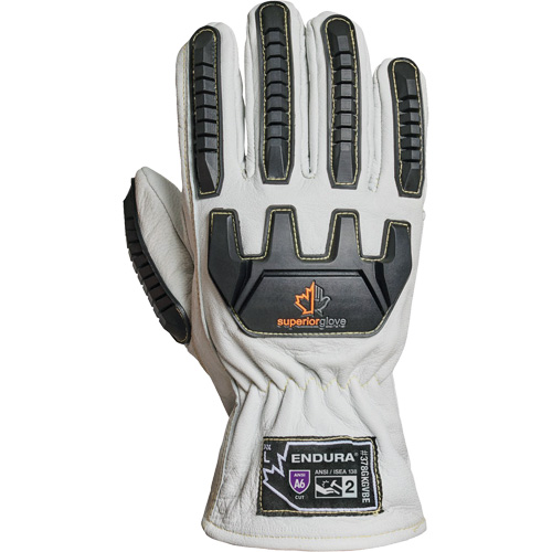 Endura&reg; 378GKGVBE Cut & Impact Resistant Gloves, Large, Goatskin Palm, Driver Cuff PB Rental Co. Ltd.