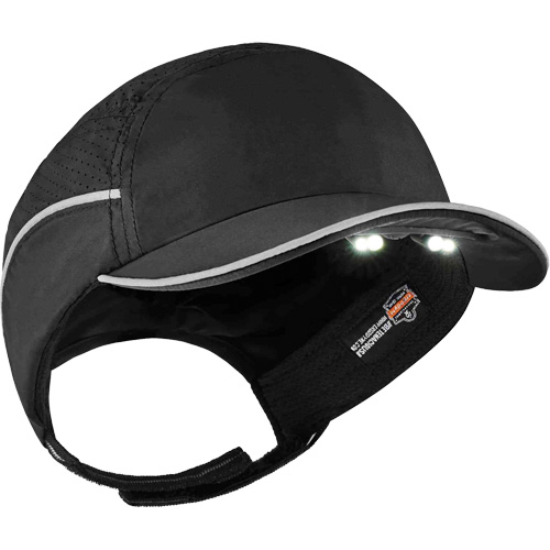 Skullerz&reg; 8965 Lightweight Bump Cap Hat with LED Lighting, Black PB Rental Co. Ltd.