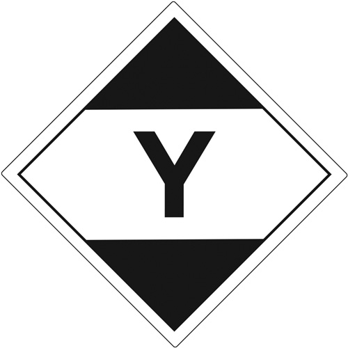 &eacute;tiquettes de quantit&eacute; limit&eacute;e pour transport a&eacute;rien Y, 4" lo x 4" la, Noir sur blanc PB Rental Co. Ltd.