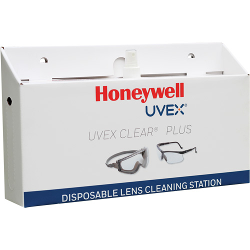 Poste de nettoyage jetable de lentilles Uvex Clear Plus, Carton, 16" lo x 3,19" p x 9,25" h PB Rental Co. Ltd.
