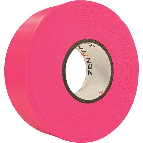 Ruban de signalisation, 1,1875" la x 164' lo, Rose fluorescent PB Rental Co. Ltd.