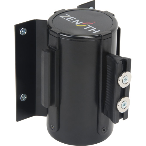 Wall Mount Barrier with Magnetic Tape, Steel, Screw Mount, 7', Yellow Tape PB Rental Co. Ltd.