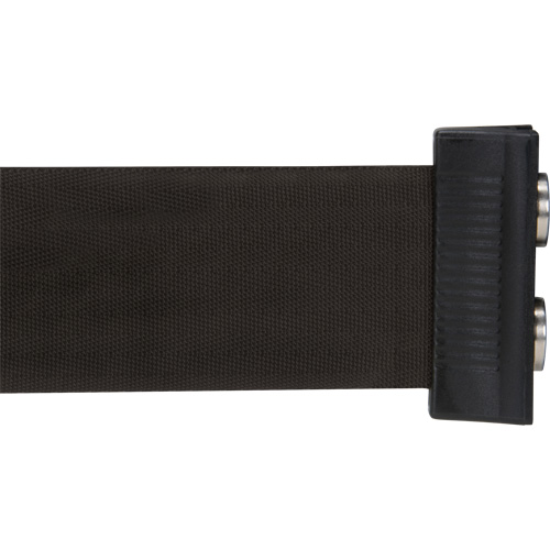 Wall Mount Barrier with Magnetic Tape, Steel, Screw Mount, 7', Black Tape PB Rental Co. Ltd.