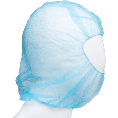 Disposable Hood, Polypropylene, Blue PB Rental Co. Ltd.