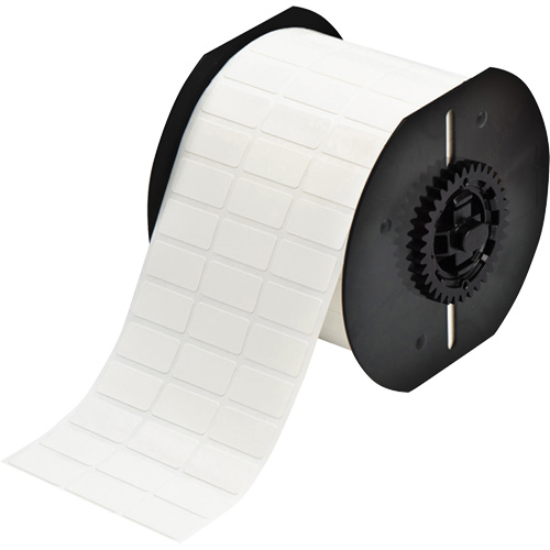 &eacute;tiquettes adh&eacute;sives repositionnables de s&eacute;rie B33, Vinyle, 1" lo x 0,5" h, Blanc PB Rental Co. Ltd.