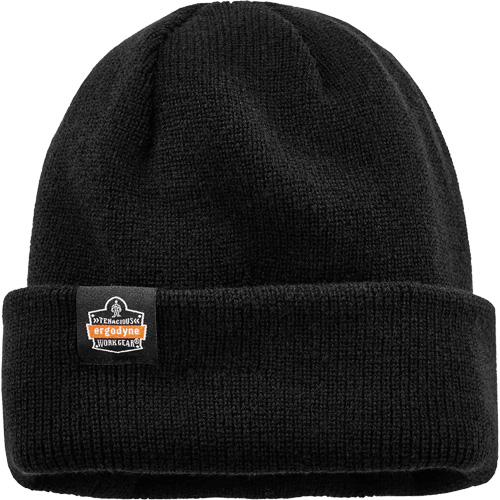 N-Ferno&reg; Zippered Rib Knit Beanie Hat, One Size, Black PB Rental Co. Ltd.
