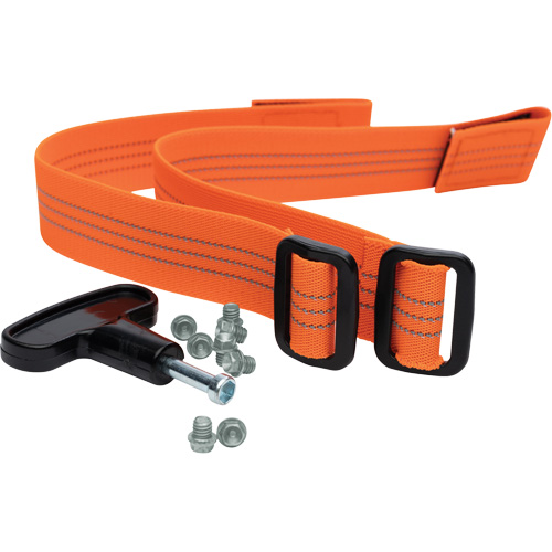 Crampons en acier & sangles de rechange pour crampons &agrave; glace Midcleat PB Rental Co. Ltd.