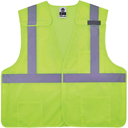 Gilet de s&eacute;curit&eacute; en maille GloWear 8217BA, Jaune lime haute visibilit&eacute;, Moyen/Petit, Polyester PB Rental Co. Ltd.
