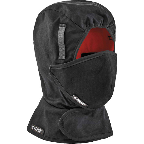 Doublure de casque de s&eacute;curit&eacute; d'hiver N-Ferno avec cache-bouche, Doublure en Molleton, Taille unique, Noir PB Rental Co. Ltd.