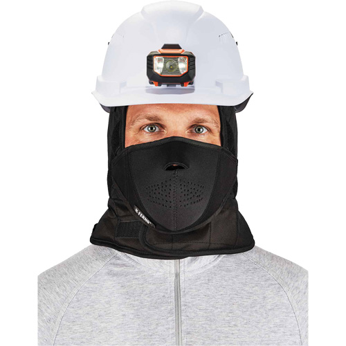 Doublure de casque de s&eacute;curit&eacute; d'hiver trois couches N-Ferno avec cache-bouche, Doublure en Molleton, Taille unique, Noir PB Rental Co. Ltd.