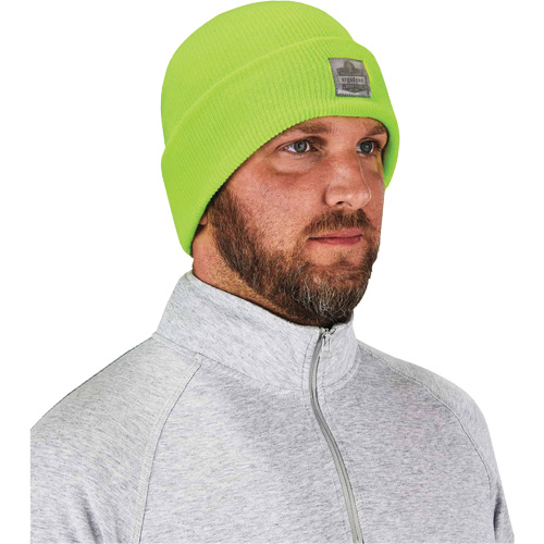 Bonnet en tricot c&ocirc;tel&eacute; N-Ferno, Taille unique, Vert lime haute visibilit&eacute; PB Rental Co. Ltd.