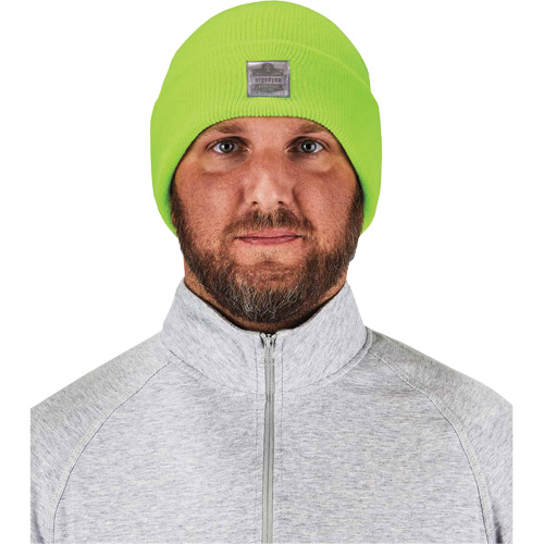 Bonnet en tricot c&ocirc;tel&eacute; N-Ferno, Taille unique, Vert lime haute visibilit&eacute; PB Rental Co. Ltd.