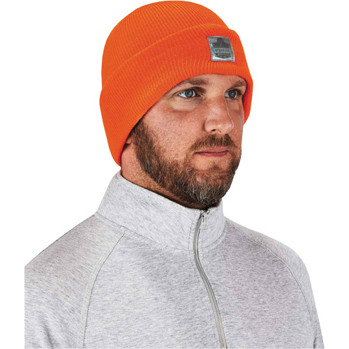 Bonnet en tricot c&ocirc;tel&eacute; N-Ferno, Taille unique, Orange PB Rental Co. Ltd.