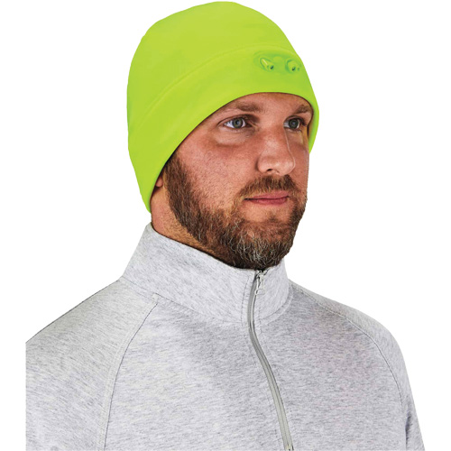 Bonnet N-Ferno &agrave; lumi&egrave;res DEL, Taille unique, Vert lime haute visibilit&eacute; PB Rental Co. Ltd.