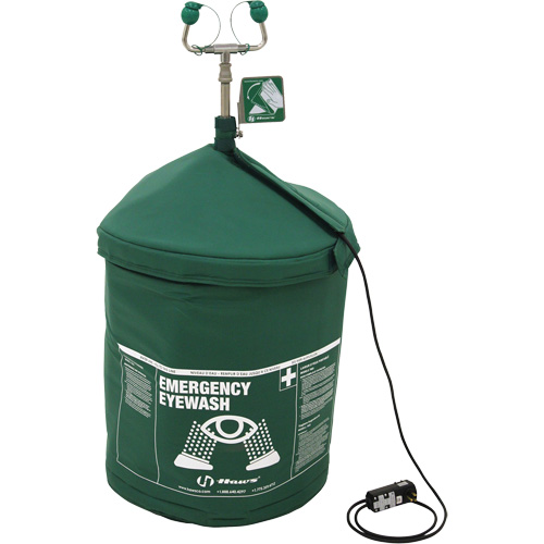 Douche oculaire d'urgence portative en mat&eacute;riau tremp&eacute;, Pressuris&eacute;, Capacit&eacute; 15 gal., Conformit&eacute; ANSI Z358.1 PB Rental Co. Ltd.