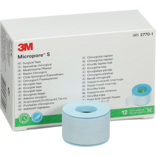 Ruban chirurgical Micropore S, Non m&eacute;dical, 16-1/2' lo x 1" la PB Rental Co. Ltd.
