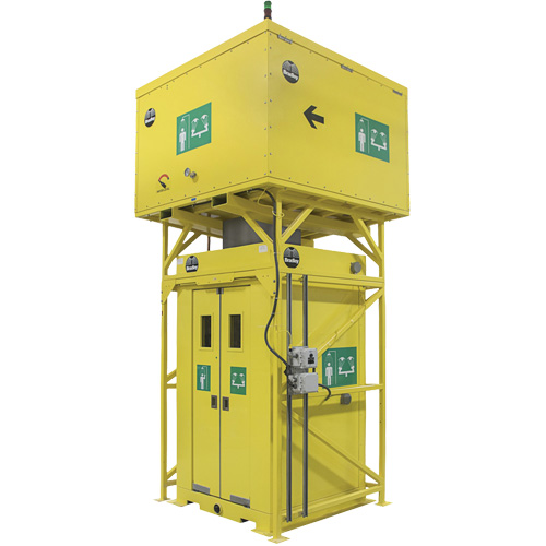 Enclosed Outdoor Gravity Fed Safety Shower PB Rental Co. Ltd.
