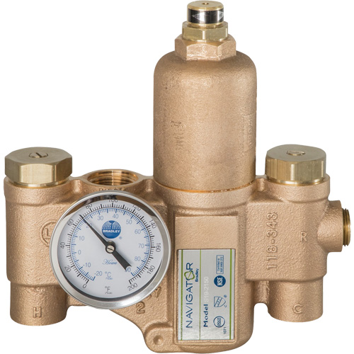 Robinet mitigeur thermostatique pour luminaires durgence Navigator EFX20, 30 gal./min PB Rental Co. Ltd.