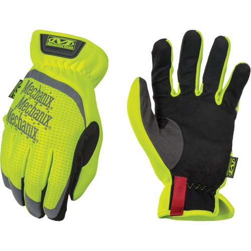 FastFit&reg; High-Visibility Work Gloves, Synthetic Palm, Size Large/10 PB Rental Co. Ltd.