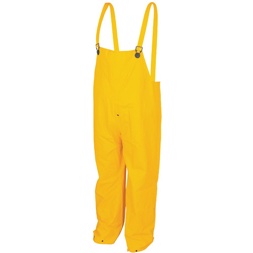 Pantalons &agrave; bavette imperm&eacute;ables de s&eacute;rie classique, Grand, Polyester/PVC, Jaune PB Rental Co. Ltd.