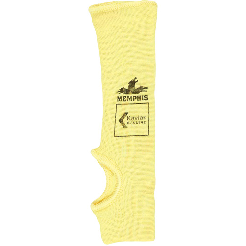 Manchon simple de s&eacute;curit&eacute; r&eacute;sistant &agrave; la coupure Cut Pro, Kevlar, 10", ASTM ANSI niveau A2, Jaune PB Rental Co. Ltd.