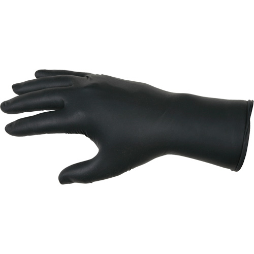 NitriShield Stealth Extra Disposable Gloves, Large, Nitrile, 6-mil, Powder-Free, Black PB Rental Co. Ltd.
