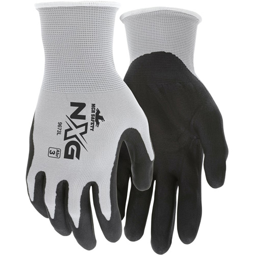 Gants enduits NXG, Grand, R&ecirc;vetement Mousse de nitrile, Calibre 13, Enveloppe en Nylon PB Rental Co. Ltd.