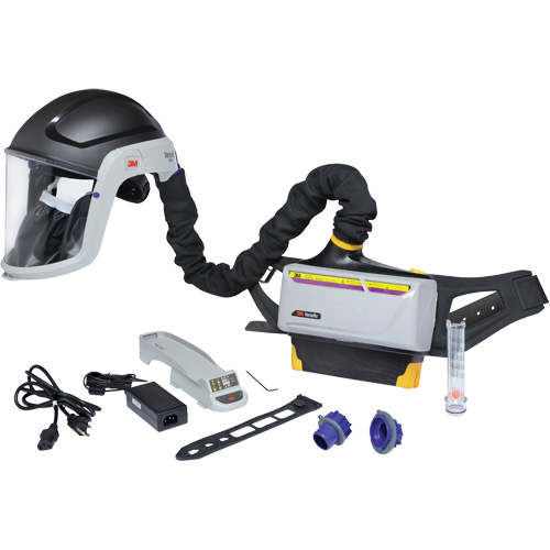 Trousse de respirateur d&eacute;puration dair propuls&eacute; pour lindustrie lourde Versaflo, Capuchon & visi&egrave;re, Pile Lithium-ion PB Rental Co. Ltd.