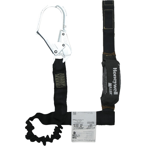 Miller&reg; Arc-Rated Shock-Absorbing Lanyard, 6', Scaffold Hook Center, Choke-Off Loop Leg Ends, Kevlar&reg; PB Rental Co. Ltd.