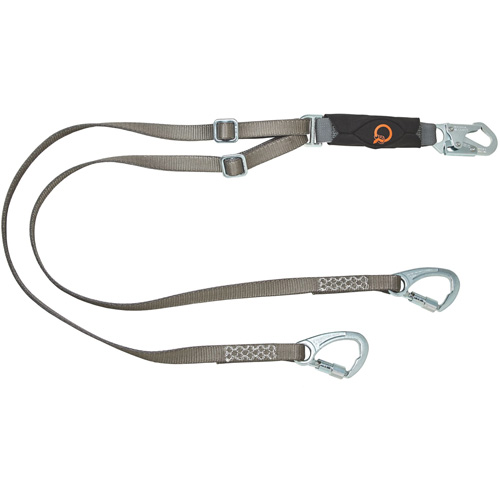 V-Series Tie-Back Lanyard, 6', Carabiner Center, Snap Hook Leg Ends, Nylon PB Rental Co. Ltd.