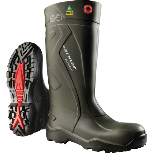 Bottes de s&eacute;curit&eacute; compl&egrave;te Purofort+, Purofort, Embout Acier, Pointure 7, Semelle R&eacute;sistant aux perforations PB Rental Co. Ltd.