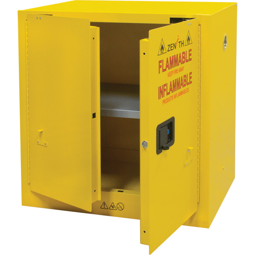 Flammable Storage Cabinet, 22 gal., 2 Door, 35" W x 35" H x 22" D PB Rental Co. Ltd.