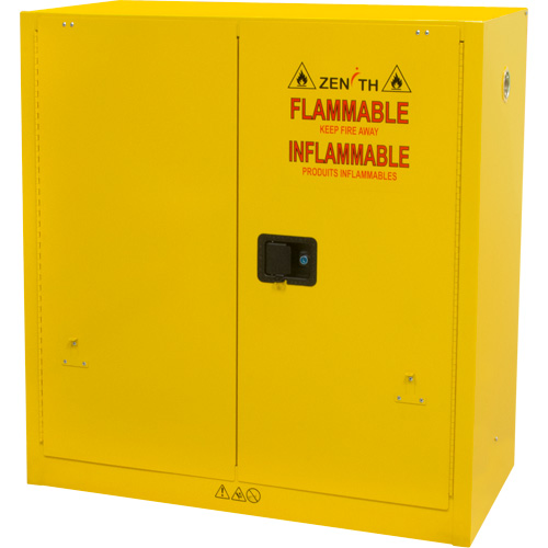 Flammable Storage Cabinet, 30 gal., 2 Door, 43" W x 44" H x 18" D PB Rental Co. Ltd.