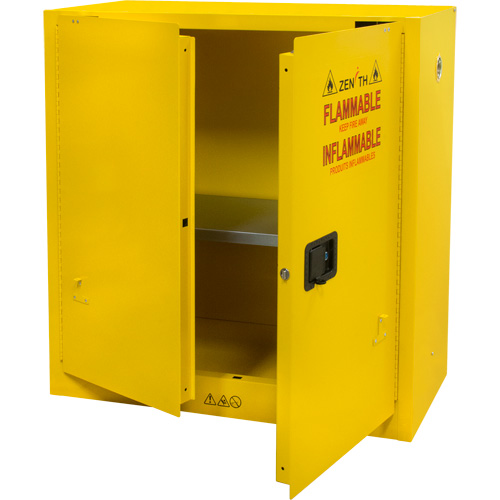 Flammable Storage Cabinet, 30 gal., 2 Door, 43" W x 44" H x 18" D PB Rental Co. Ltd.