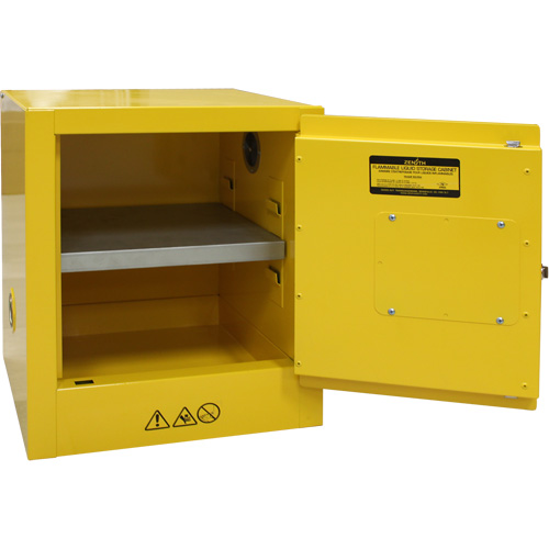 Flammable Storage Cabinet, 4 gal., 1 Door, 17" W x 22" H x 18" D PB Rental Co. Ltd.