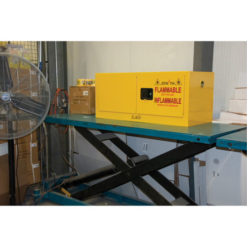 Flammable Storage Cabinet, 12 gal., 2 Door, 43" W x 18" H x 18" D PB Rental Co. Ltd.