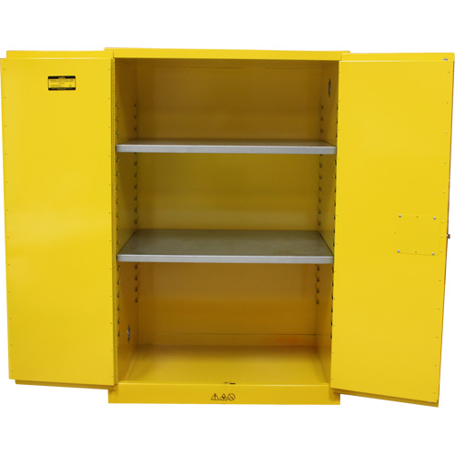 Flammable Storage Cabinet, 90 Gal., 2 Door, 43" W x 66" H x 34" D PB Rental Co. Ltd.