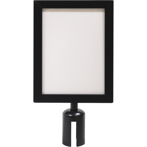 Sign Frame for Crowd Control Post, Black PB Rental Co. Ltd.
