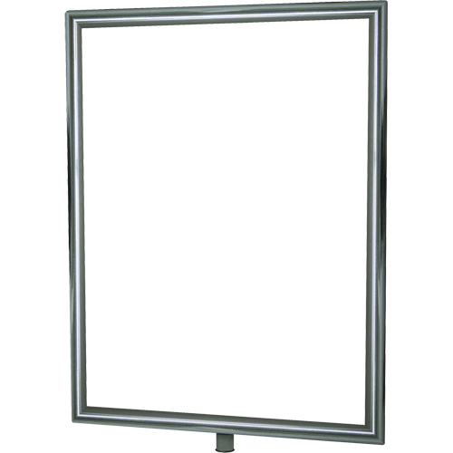 Porte-enseigne vertical robuste pour montant classique, Chrome poli PB Rental Co. Ltd.
