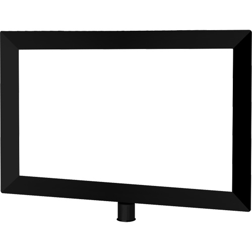 Porte-enseigne horizontal robuste pour montant classique, Noir PB Rental Co. Ltd.
