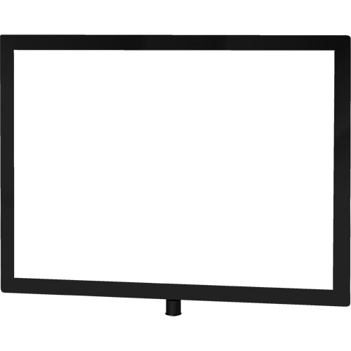 Heavy-Duty Horizontal Sign Holder for Classic Posts, Black PB Rental Co. Ltd.