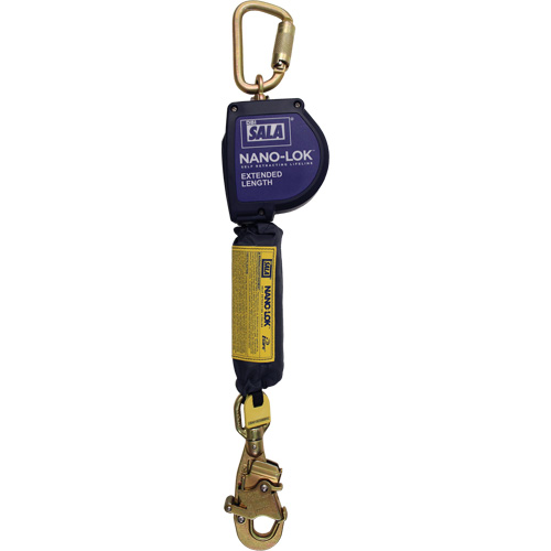 Cordage de s&eacute;curit&eacute; autor&eacute;tractable allong&eacute; Nano-Lok, 10', Dyneema, Pivotant PB Rental Co. Ltd.