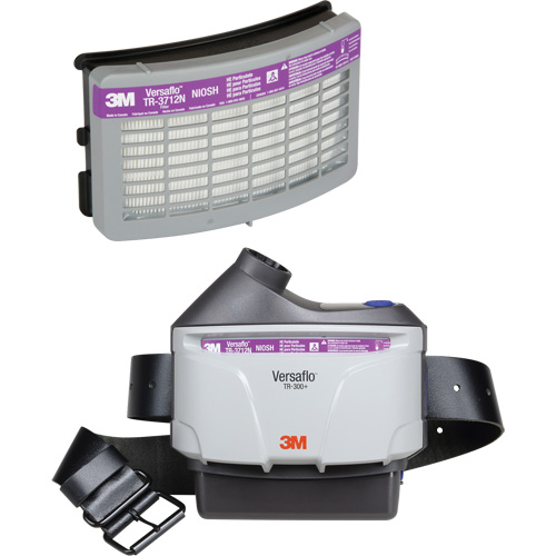 Ensemble complet d'APR &agrave; &eacute;puration d'air motoris&eacute; Versaflo TR-300, Pile Lithium-ion PB Rental Co. Ltd.