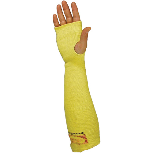 Sleeves with Thumb Hole, Kevlar&reg;, 22", ANSI/ISEA 105 Level 3/EN 388 Level 3, Yellow PB Rental Co. Ltd.
