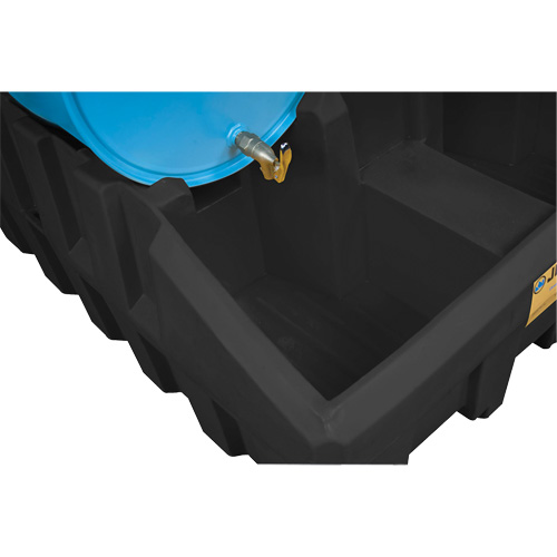 EcoPolyBlend Drum Management Base, 59" L x 49" W x 26" H, 66 US gal. Capacity PB Rental Co. Ltd.