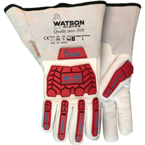 9549TPR Van Goat Gloves, Large, Goatskin Palm, Gauntlet Cuff PB Rental Co. Ltd.