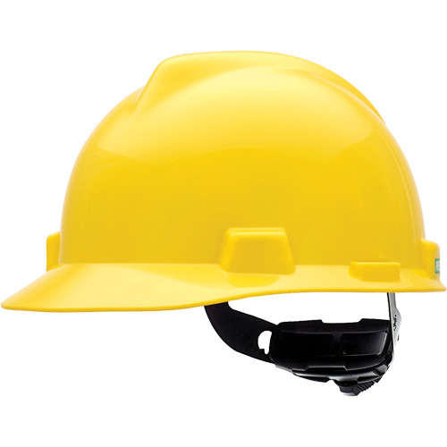 Casque de s&eacute;curit&eacute; &agrave; fentes V-Gard, R&eacute;pond aux normes CSA type 1, Suspension Rochet, Non ventil&eacute; PB Rental Co. Ltd.
