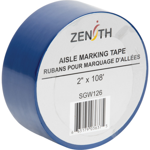 Aisle Marking Tape, 2" x 108', PVC, Blue PB Rental Co. Ltd.