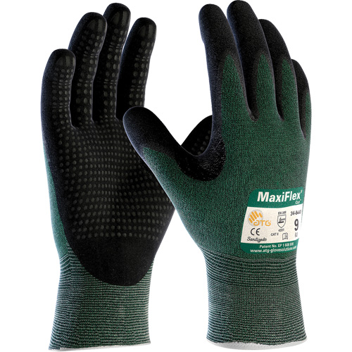 Gants ATG MaxiFlex Cut, T-Grand, Calibre 15, Rev&ecirc;tement Mousse de nitrile, ASTM ANSI niveau A2/EN 388 niveau 3/EN 388 niveau B PB Rental Co. Ltd.