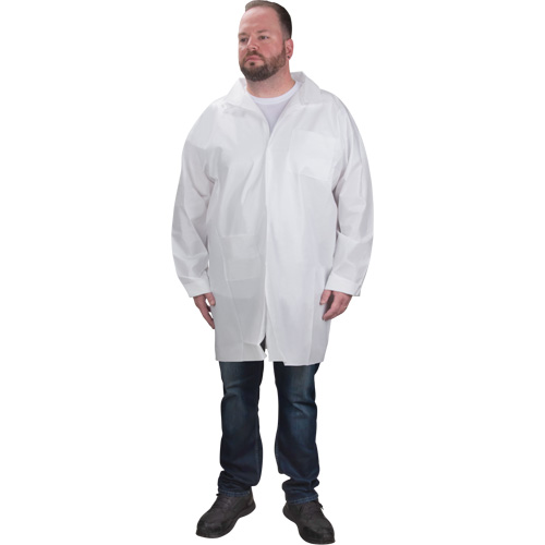 Sarraus de laboratoire de protection, Microporeux, Blanc, Petit PB Rental Co. Ltd.